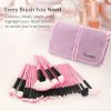 32Pcs Pro Makeup Brushes Powder Foundation Eyeshadow Cosmetics Beauty Brushes