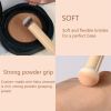 3-pack Concealer Brushes Set Cute Sponge Head Soft Hair Natural Fit Smudge Brush Makeup Brushes Beauty Tools