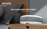 NICARE Eye Massager With Heat; Rechargeable Eye Heat Massager For Relax Eye Strain Dark Circles Eye Bags Dry Eyes Improve Sleep