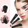 A set of 32 black makeup brushes; suitable for full makeup; blush; concealer; gloss and lip brush; girly beauty tool (without bag)