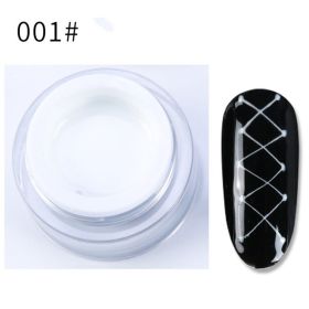 6ml a bottle Nail Art Stretch Drawing Nail Art DIY Painted Phototherapy Painting Flower Glue Silk Nail Polish Gel (Color: 001#)