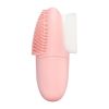 Double head face wash brush Japan silicone face wash brush manual face wash pore black head brush makeup brush beauty tool