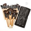 Sculptor 32 Piece High Quality Wooden Makeup Brush Set